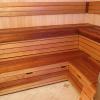 Липовая парная с электрической печью Helo