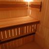 Липовая парная с дровяной печью